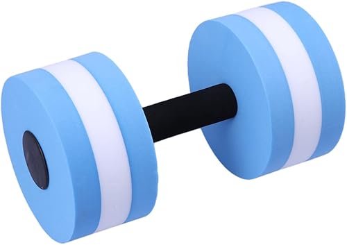 Miniatura 10 de Kisangel Conjuntos de equipos de gimnasio al aire libre Juguetes Pesos de natación Pesas de fitness Barbells de agua para piscina Juego de 2 piezas