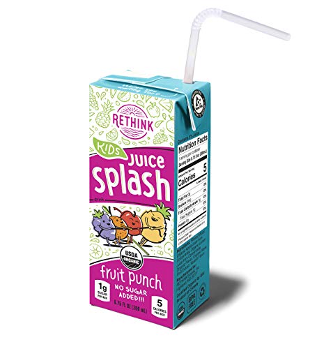 Rethink Kids Juice Splash Fruit Punch Low Sugar Kids Juice Drink -- Only