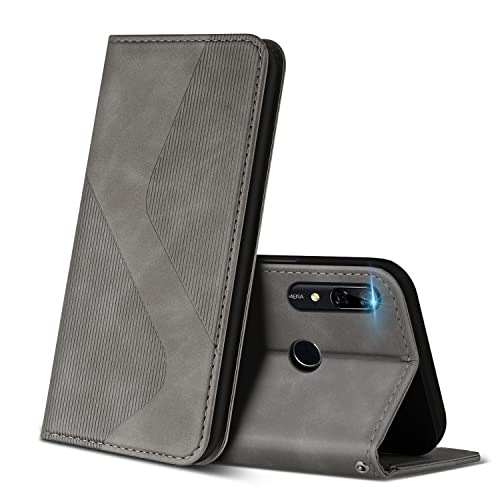 ZONNAVI Coque pour Huawei P Smart Z, Premium Étui Housse en Cuir de Protection avec [Emplacements Cartes] [Magnetique], Clapet Folio Portefeuille pour Huawei...