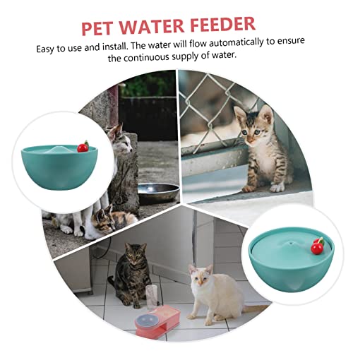 Fuente de agua automática de cerámica para mascotas Happyyami miniatura 7