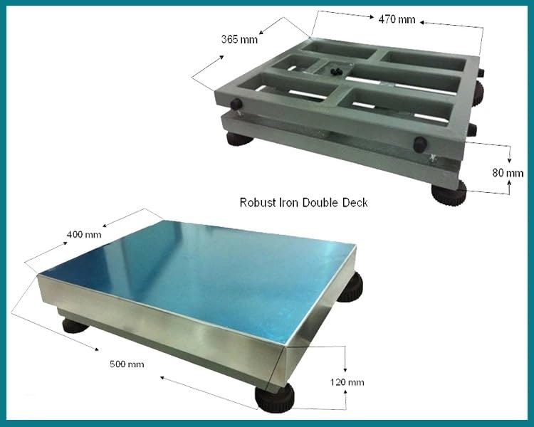 100Kg 200Kg 300Kg Robust High-Resolution 1G Floor Balance 500Kg Digital Industrial Platform Scale (One Color 100Kg 10G)