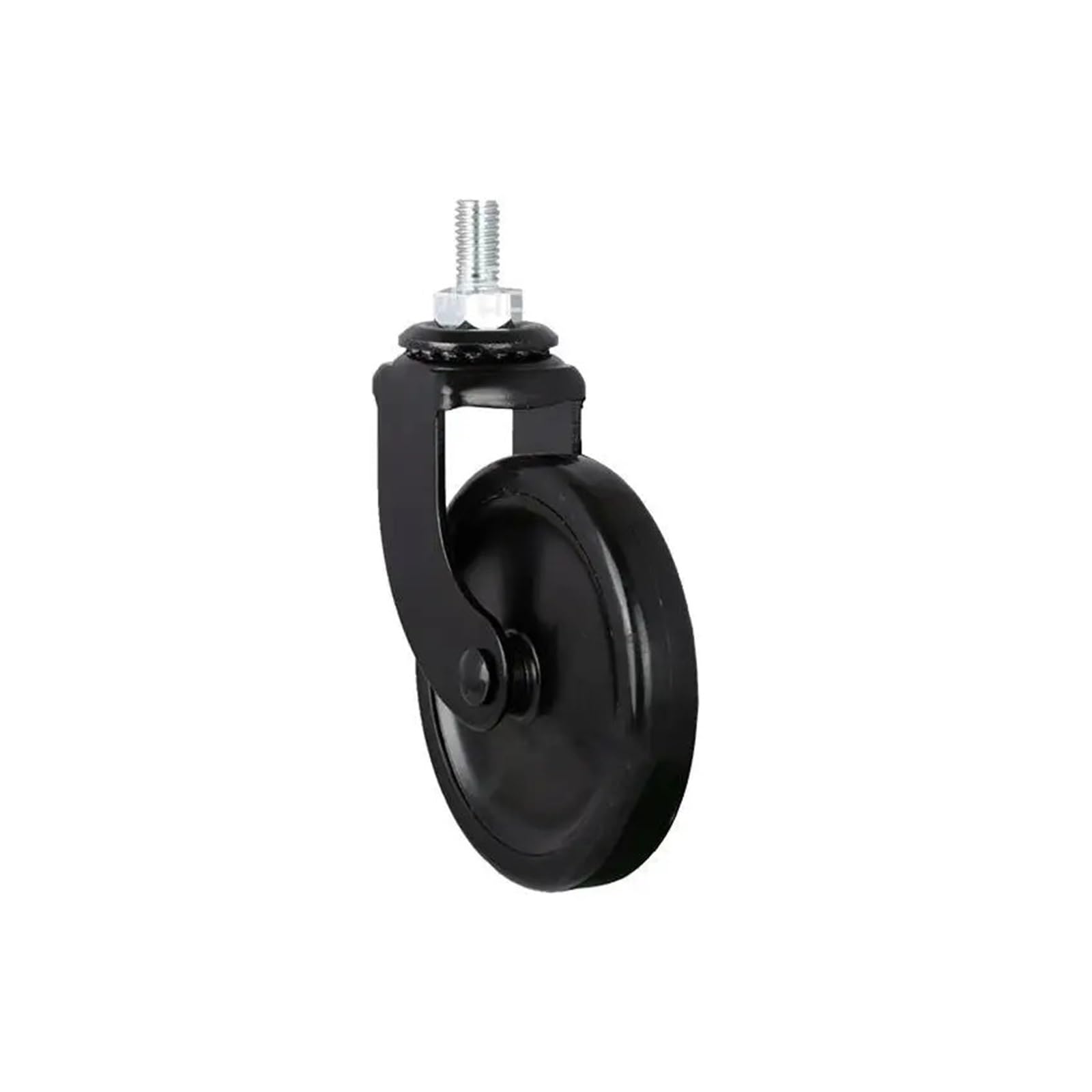MXXDMOPD 4 Pieces/lot 3-inch Lead Screw electrophoretic Universal/Brake Dining Wheel PP Caster Trolley Silent Furniture(Universal)