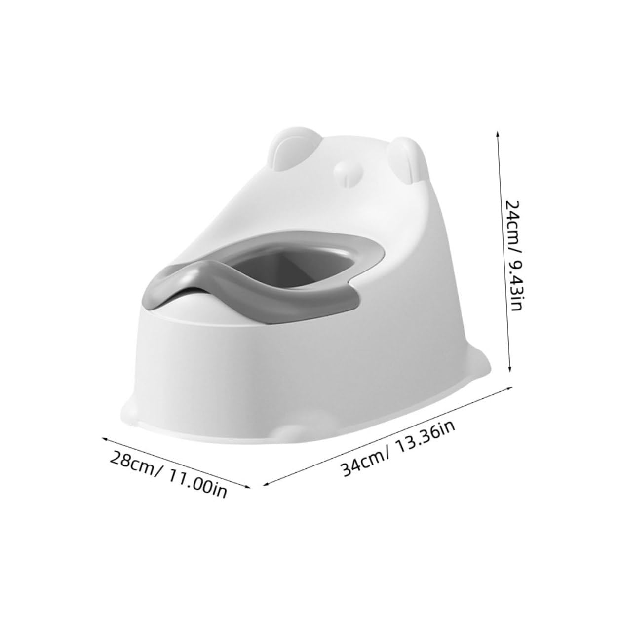 Abaodam Asiento de Orinal Portátil para Entrenamiento Diseño Antivuelco para Niñas Ligero y Resistente para Uso Diario Casa y Viajes