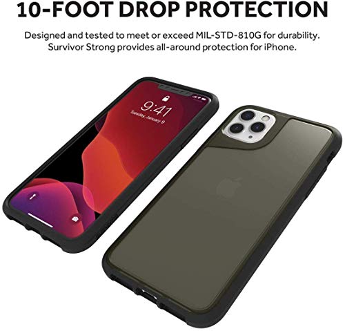 Griffin Survivor Strong Gip-027-Blk For Apple Iphone 11 Pro Max - Black #TOP3