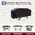 Griddle Cover for Blackstone 36 Inch Griddle and More 4-Burner Flap Top Grills - Waterproof, Lightweight - Click-Close Straps - Black