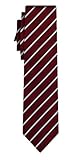 BOSS Seidenkrawatte stripe red white