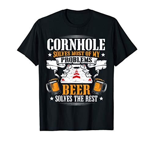 Cornhole And Beer T-Shirt For The Corn Hole Players