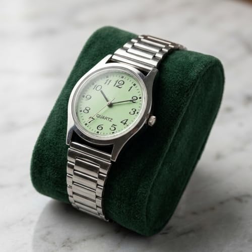 Image of PANJATAN Women's Classic Quartz Watch - Uniques - Stainless Steel Silver Chain - Stylish Ladies Analog Wrist Watch (30mm)