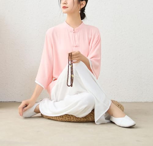 Conjunto de ropa Zen Two de diseño cuidado con sofisticado pantalón ancho de mujer 7