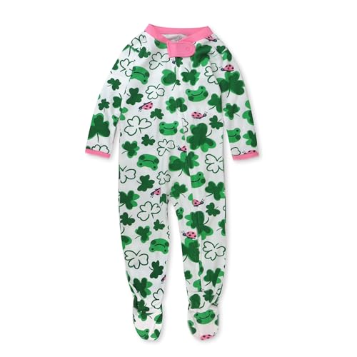 Image of HonestBaby Baby Celebration Sleep & Play Footed One-Piece Pajama Sleeper 100% Organic Cotton