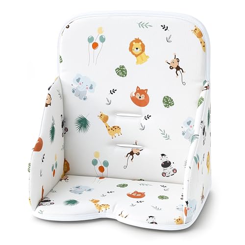 Sitzverkleinerer für Hochstuhl Baby Sitzkissen Stuhl - Kinder Sitzauflage für Hauck und Stokke Kinderhochstuhl High Chair Cover für Kinderstuhl Babystuhl und Hochstühle Safari