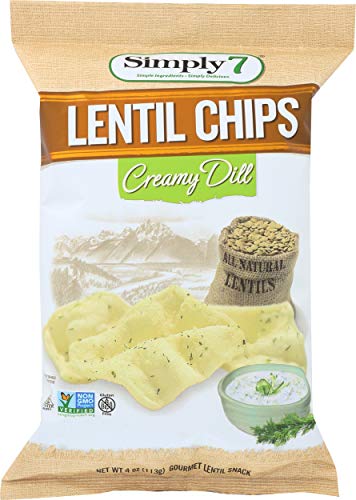 Simply 7 Chip Lentil Crmy Dill, 4 oz