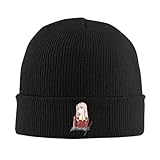 Divertidos Sombreros de Punto Zero Two Regalos Decoran Gorras de Sombreros Unisex Gráficos