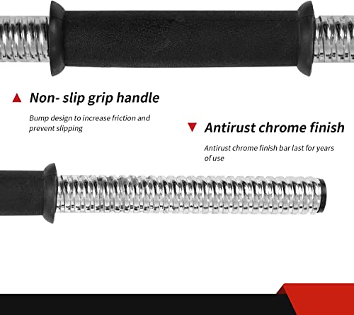 Rubber Dumbbell Sets Adjustable Weights 5.6-66 Lbs, Adjustable Dumbbell Sets Of 2 Pair, Free Weights Strength Training Dumbbell Set With No-Slip Handle, Rubber Dumbbell Hand Weights Sets For Women/Men #TOP4