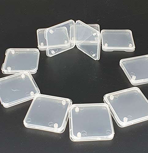 SHOPEE 10Pcs SD SDHC for memory card Case Holder Box Storage Hard Plastic Transparent Holder (Pack of 1) - Image 2