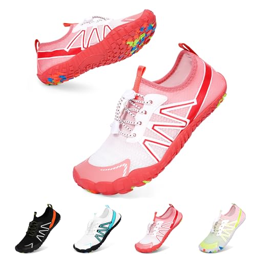 Bigzagger Chaussures pieds nus pour homme et femme Chaussures d'été à séchage rapide Chaussures aquatiques avec boîte à orteils large et semelle à talon nul Chaussures de bain Chaussures pieds nus