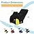 Oslimea Outdoors Snow Blower Cover - 600D Heavy Duty Polyester, Waterproof, UV Protection, Universal Size for Most Electric Two Stage Snow Blowers 47" L x 31" W x 37" H