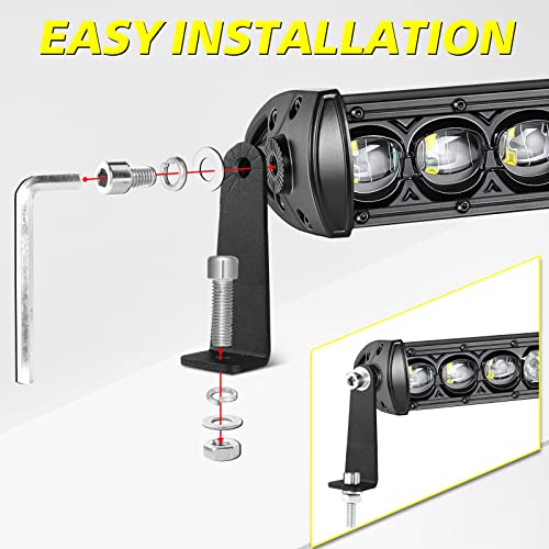 Akd Part 20" Light Bar + Mounting Brackets #TOP2