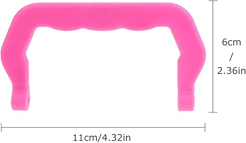 Miniatura 2 de Zerodeko 10 manijas de jaula para mascotas, accesorios de piezas de repuesto para jaulas para mascotas, fácil instalación, cómodo de sostener, mango