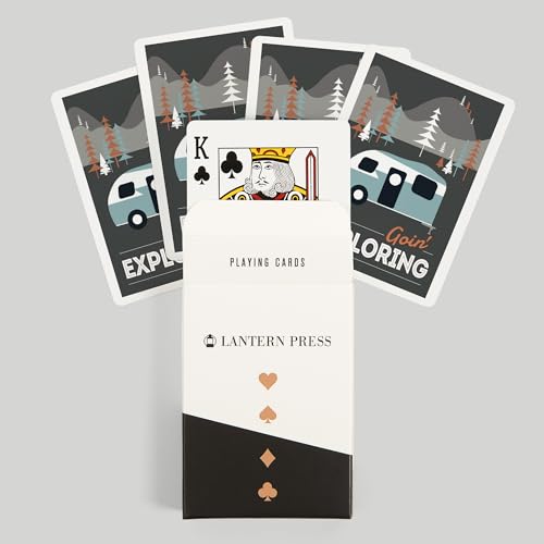 Lantern Press Baraja de Póker Retro Camper 52 cartas miniatura 6