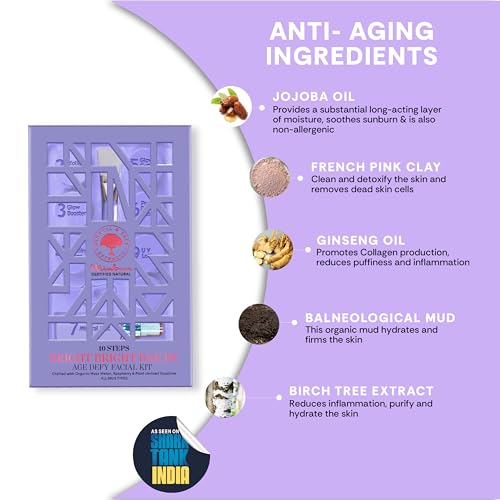 Image of Mintree De-Tan Age Defy Facial Kit for Women and Men, All Skin Types