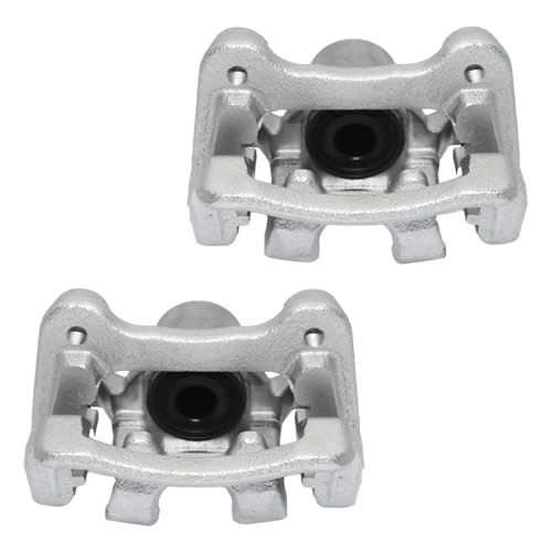 funire 2x Brake Caliper with Bracket Compatible with 2011-2015 Hyundai Sonata, 2011-2015 Kia Optima|Brake Calipers for 19-B6457 & 19-B6456|Rear Brake Caliper Driver and Passenger Side