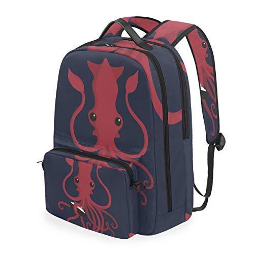 Preisvergleich Produktbild Süßer Octopus Abnehmbarer Rucksack Student Schultasche Casual Reisen Wandern Camping Laptop Daypack