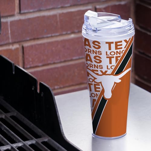 Gobelet avec paille Texas Longhorns anti condensation 710ml - 3