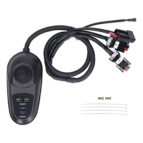 DC24V 50A Elektrischer Rollstuhl-Joystick-Controller, Elektromagnetischer Bremsanschluss, Rollstuhl-Steuerungs-Joystick mit Bremse, Motorisierter Elektrorollstuhl-Mobilitätshilfe