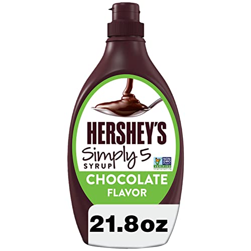 Hershey's Simply 5 Chocolate Syrup Bottle, 21.8 Oz #TOP12
