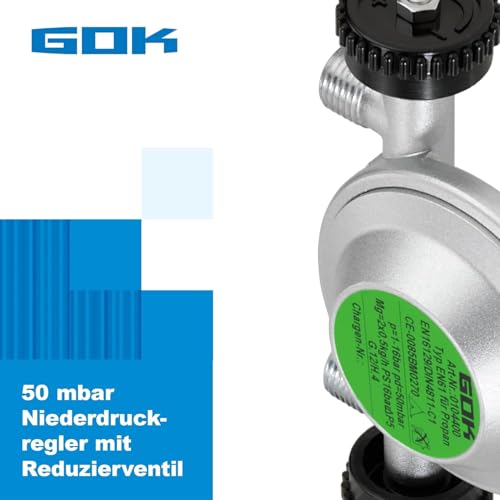 GOK Gasregler mit 2 Abgängen