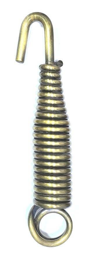 mhs heavy duty zula bearing spring 360' rotating and accessories for hammock porch swings spring (antique finish)