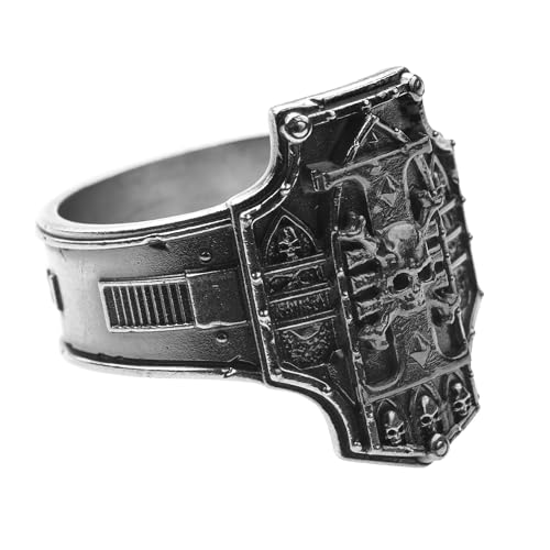 Starforged Warhammer 40K Creed of Ordo Xenos Deathwatch Silver Ring Accessories Jewelry2