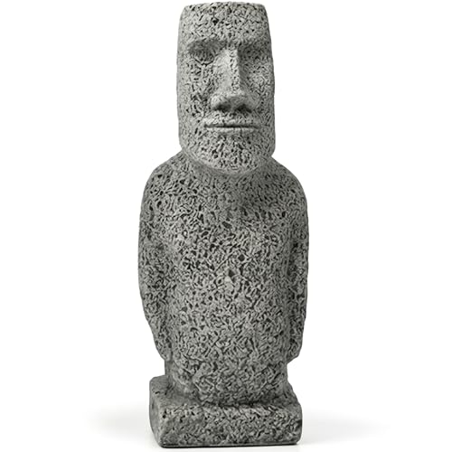 ZKSYLSM Easter Island Moai Statue - Stone Moai Figurine Decor for Home & Outdoor Garden - 3 (Small Size)