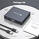 VEDINDUST DisplayPort Splitter fur 3 monitore 4K60Hz DisplayPort zu Dreifaches DP Splitter 1 In 3 Out Unterstützt SST und MST Extended Display Nur für Windows