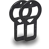 Bottle Opener by Tikit | Attachable Keychain Bottle Opener (Stealth 2-Pack)