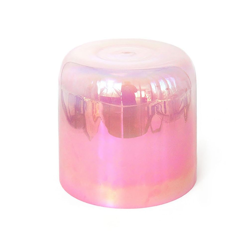 Rosa Alchemistische Kristallschale, 6 Zoll, Geschenk für Meditation Yoga und Klangheilung, mit gratis Acryl-Schlagzeug und O-Ring(A)