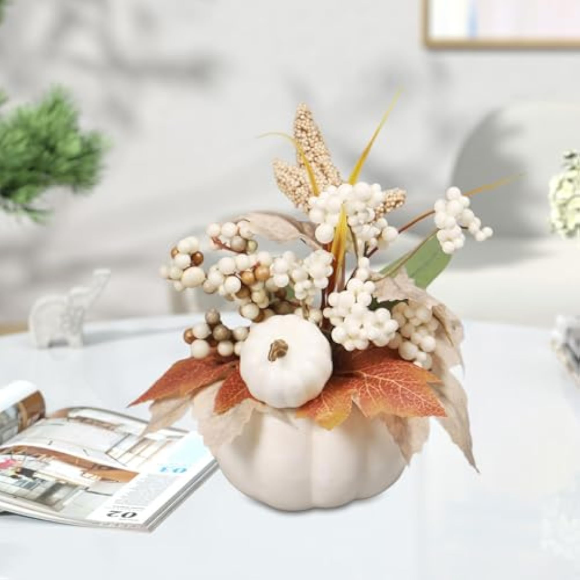 Artificial Pumpkin Flower Photography Props Ornament