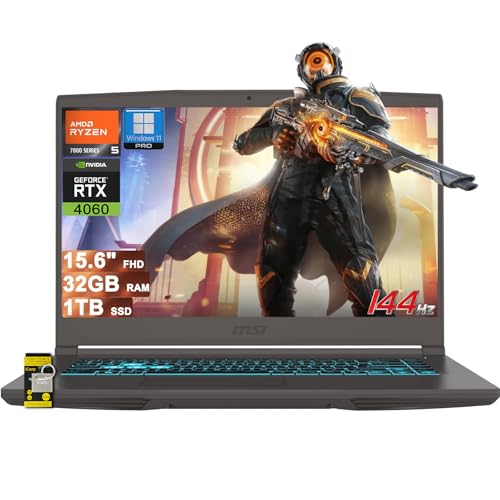 MSI ^ A15 Q[~Om[gp\R 15.6C` FHD IPS 144Hz AMD 6RA Ryzen 5 7535HS 32GB DDR5 1TB SSD GeForce RTX 4060 (ő233 AIgbv) USB-C obN