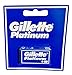 Gillette Double Edge Platinum Safety Razor Blades for Men, Pack of 50 Stainless Steel Refill Blades