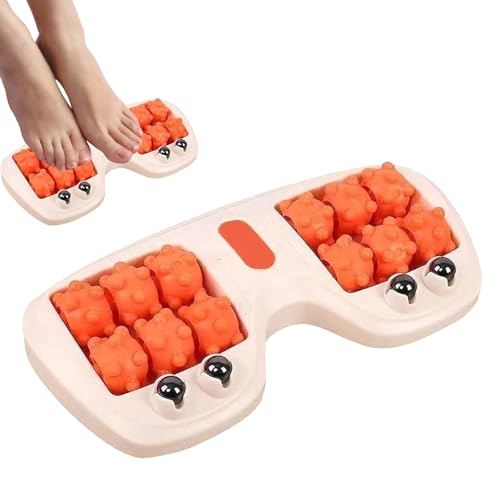 Kouamor JA1647 Orange Doppel-Fußmassageroller