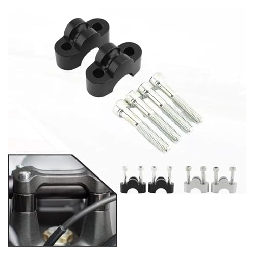 Guidon riser pince extension moto pour CB1100EX Monkey MSX125 noir - 2