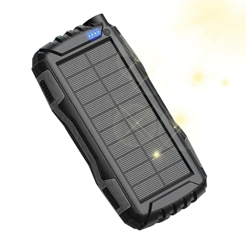 Qfdiwr 42800mAh batería externa del panel solar 195x102x35mm batería externa solar accesorios camping para teléfono cámara seguridad equipo al aire libre