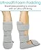 Vive Plantar Fasciitis Night Splint Plus Trigger Point Stretch Wedges - Soft Leg Brace Support, Orthopedic Sleeping Immobilizer Stretch Boot (Large: Men's: 8.5-11, Women's: 10-12)