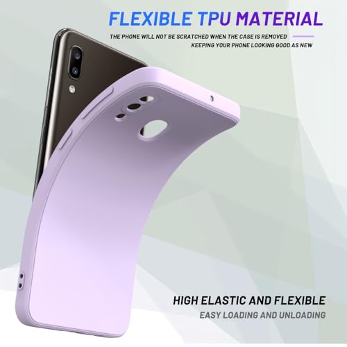 Image of for Samsung Galaxy A20 Case Purple, A30 Case Scratch Resistant with Soft Touch, Slim Thin Phone Cover for Samsung Galaxy A20 A30
