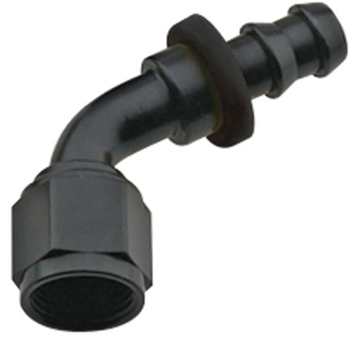 Fragola 206016-BL Black Size (-16) 60° Push Lock Hose Fitting