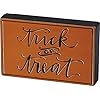 Primitives by kathy trick or treat home decor sign  urban country home decor