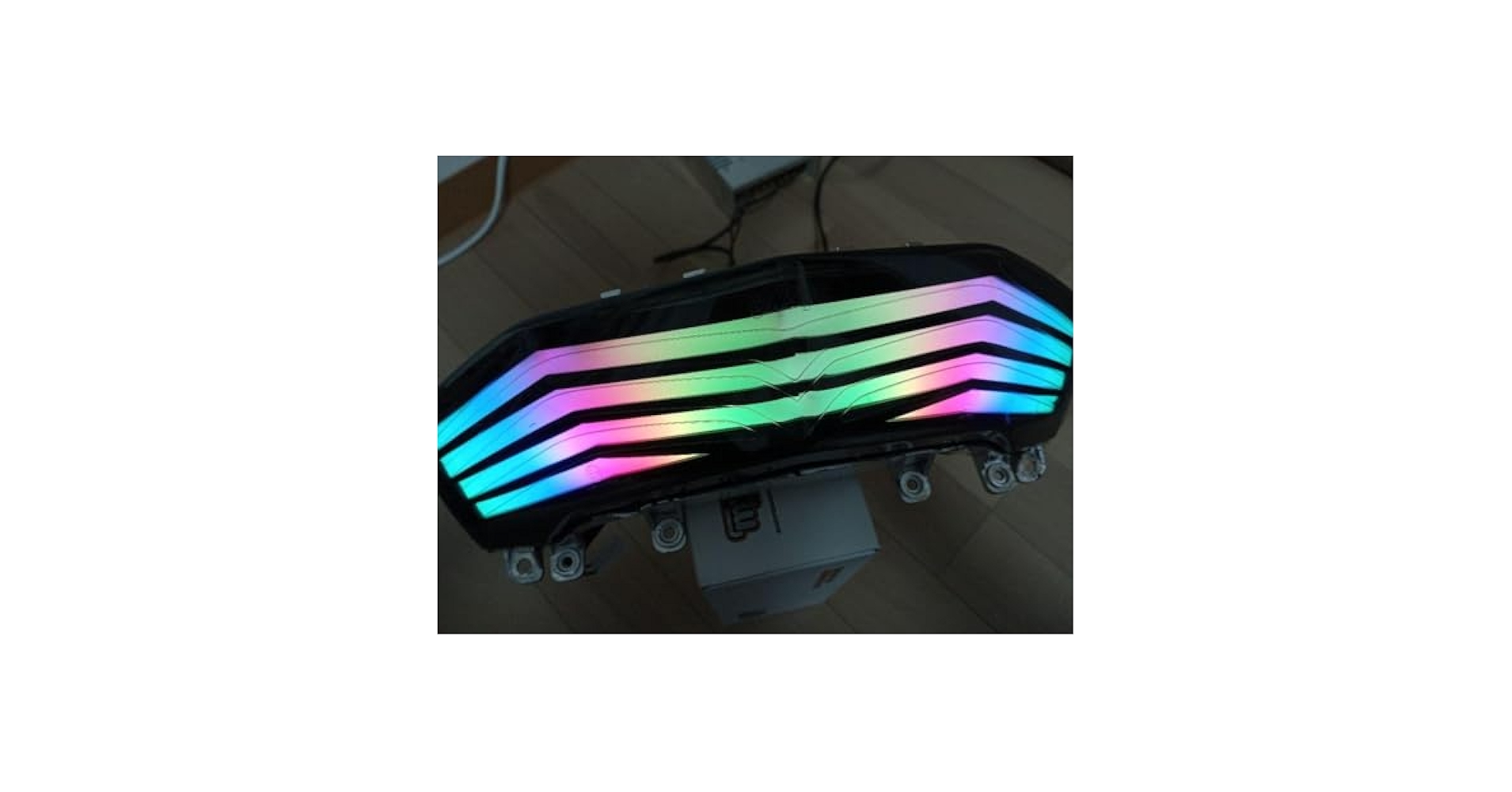 シグナスX社外ファイバーテールシーケンシャル7色レインボー3型