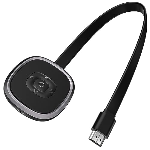 Lorrgasw Adaptador receptor G22 2.4G/5G 4K Miracast inalámbrico para DLNA AirPlay HD TV Stick WiFi Display TV Dongle receptor para iOS Android