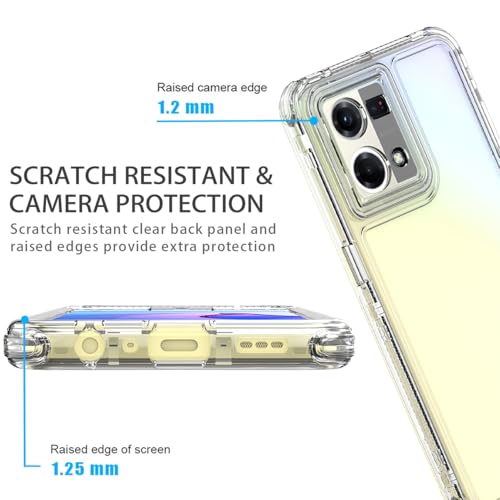 Coque Oppo Reno7 4G antichoc robuste, protection intégrale 3 couches rigide - 2